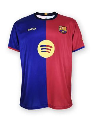 Fc barcelona 24-25 premium thuisshirt voor supporters, replica