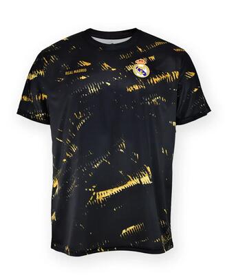 Maglia da allenamento del Real Madrid nera e dorata