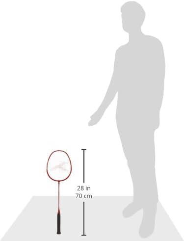 HUNDRED Powertek 200 PRO Badminton Racquet with Head Cover| Intermediate Players 3/7