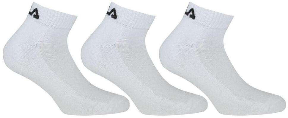 Skarpetki Unisex Fila 3 Pary Białe 35-38 - Komfort i Styl