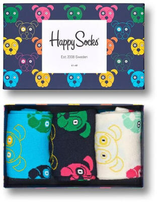 Cadeauset: 3-pack hondensokken maat 41-46