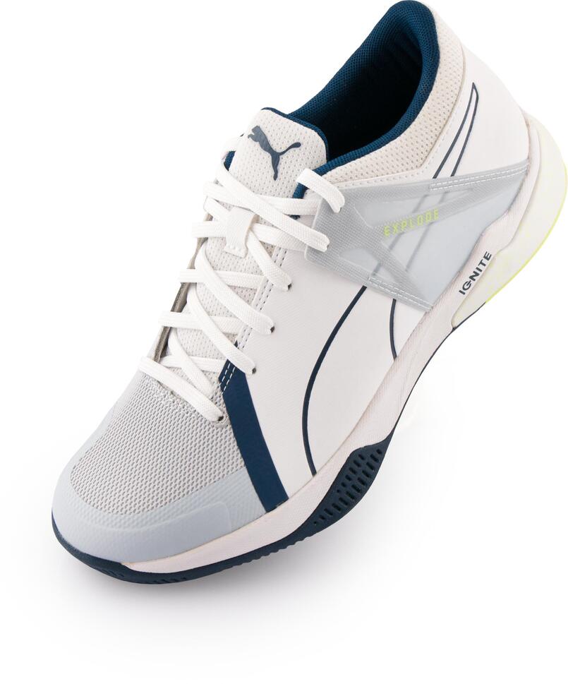 Puma Xbrid 2 Unisex Trampki Biały/Szary-Żółty Rozmiar 42.5