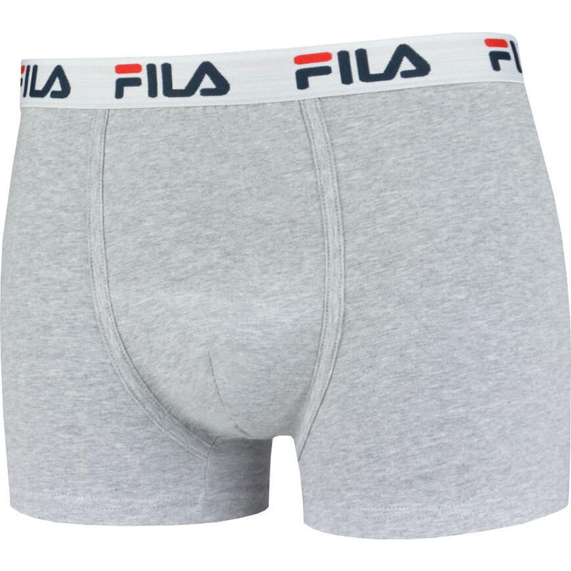 Fila Męskie Boxerki - Szare 2XL z Oddychającej Bawełny