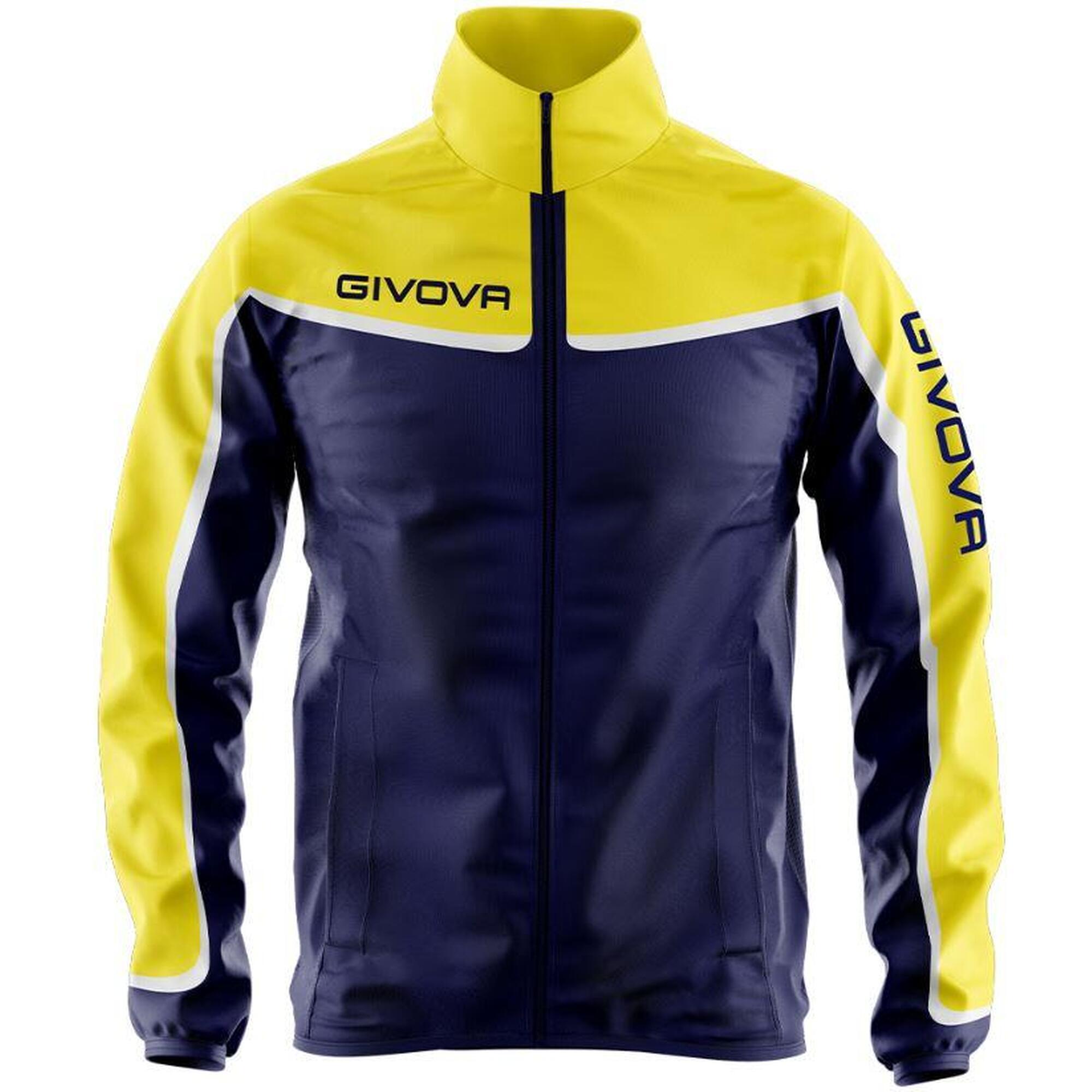 Givova TR023 Tuta, Unisex – Adulto, Blu/Turchese, XS
