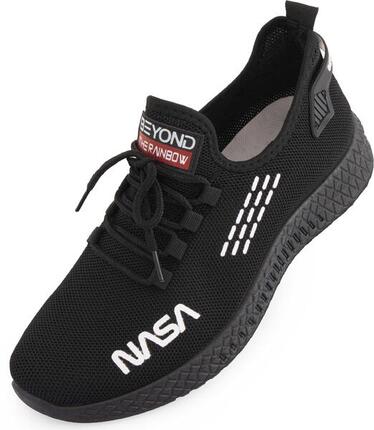 Zapatillas NASA para hombre, negras, talla 42