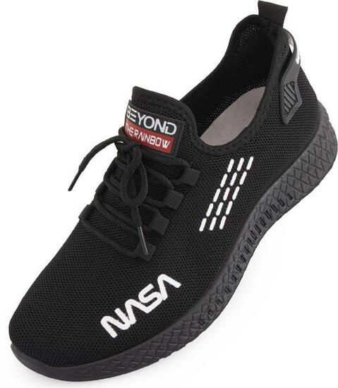 Zapatillas NASA para hombre, negras, talla 42