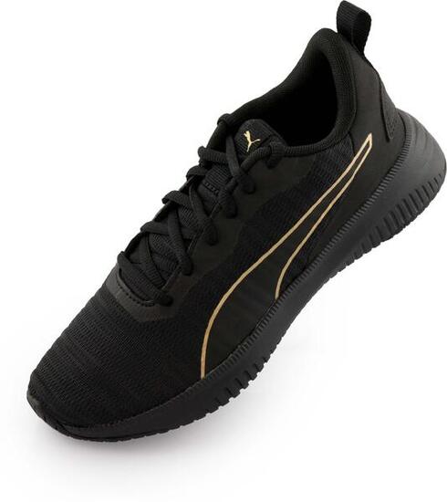 Puma Damen Sneakers Flyer Flex Schwarz/Gold - Größe 37