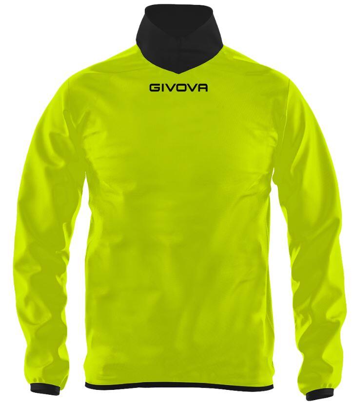 Giacca impermeabile (k-way) uomo givova giallo fluo 2/5