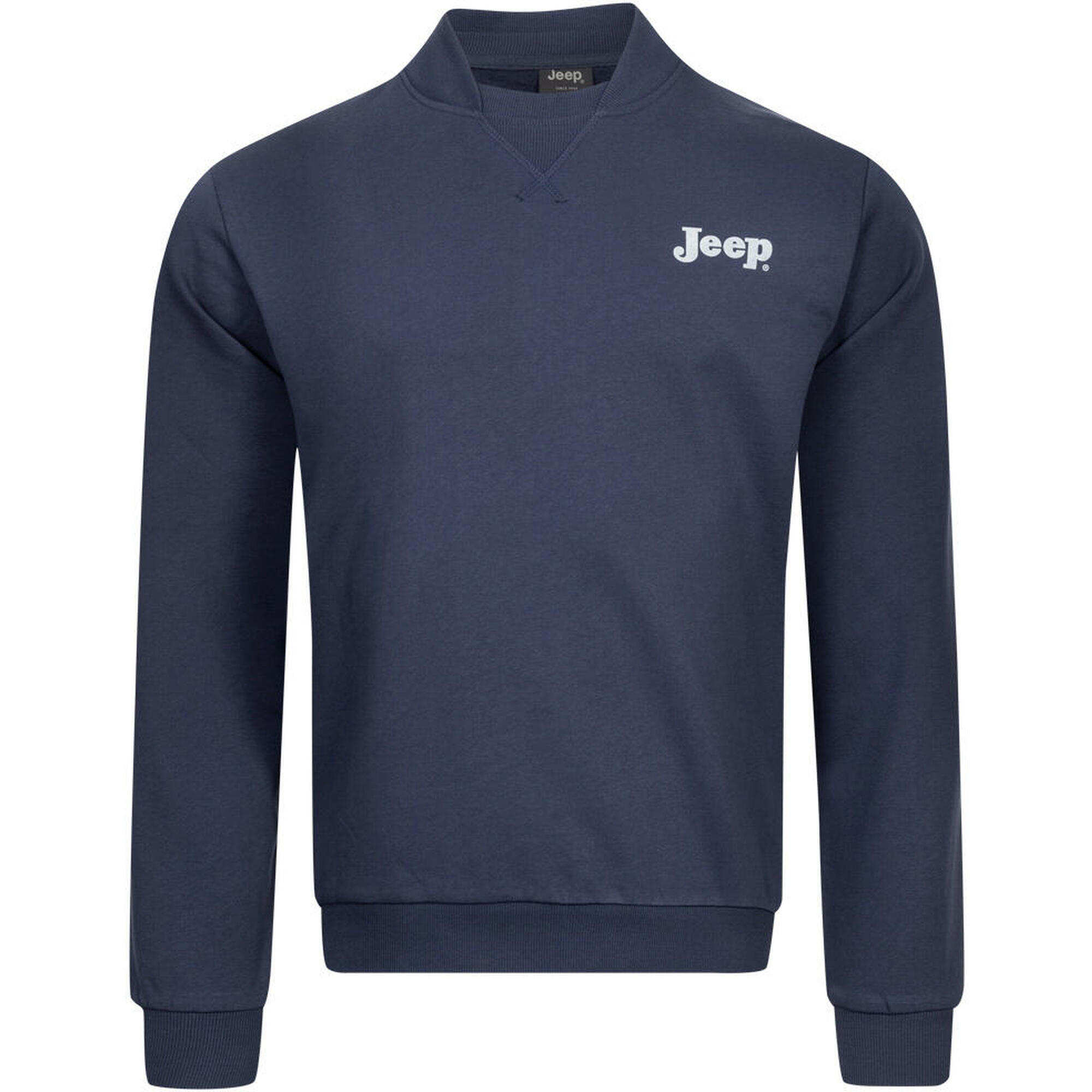 Jeep - Sweat Bomber Neck Jeep® Pour Homme - Confort Et Élégance - Chemise Manches Courtes - Multicolore - Decathlon