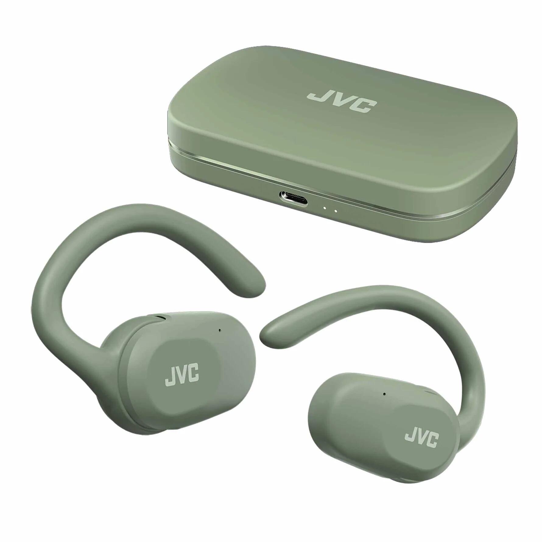JVC HA-NP40T-G Nearphones Wireless Open-Earbuds - Green