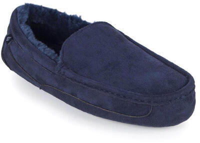 Warme heren slippers 45: wolvoering & antislipzool