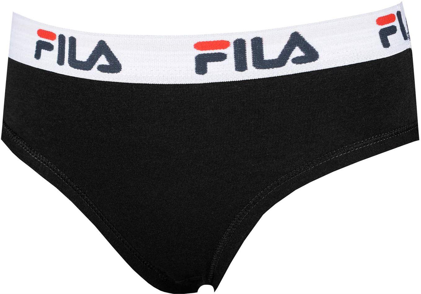 FILA Mädchen Fila Black Elastic Slip 128-134