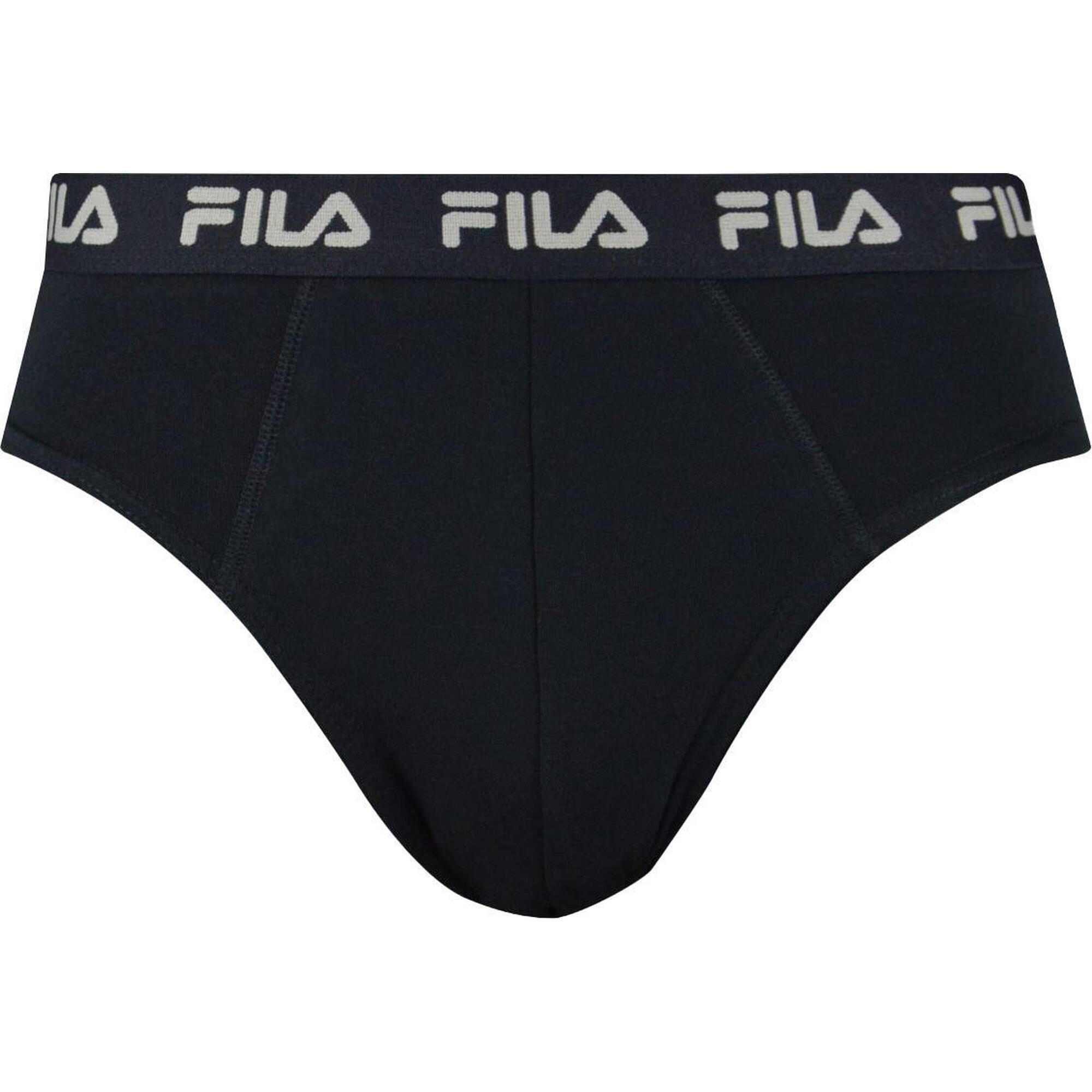 Czarne slipsy Fila dla mężczyzn - Komfort i wsparcie