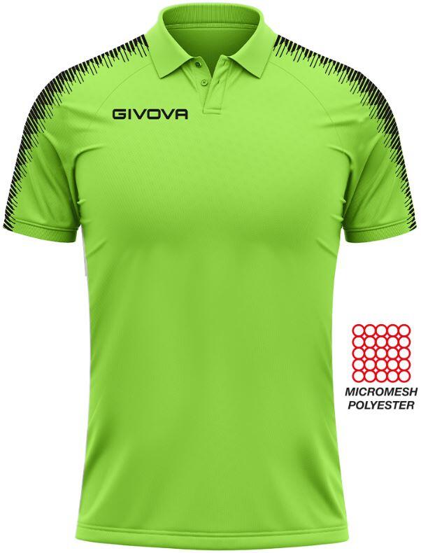 Sportpoloshirt Givova Apfelgrün 2/5