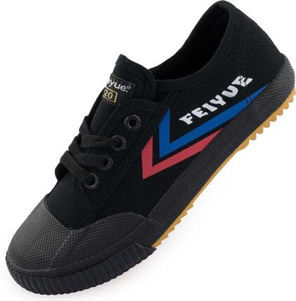 Feiyue Jr. Kinder Canvas Schuhe Schwarz Größe 30