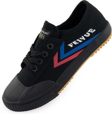 Feiyue Jr Canvas Kinderschuhe Schwarz Größe 30