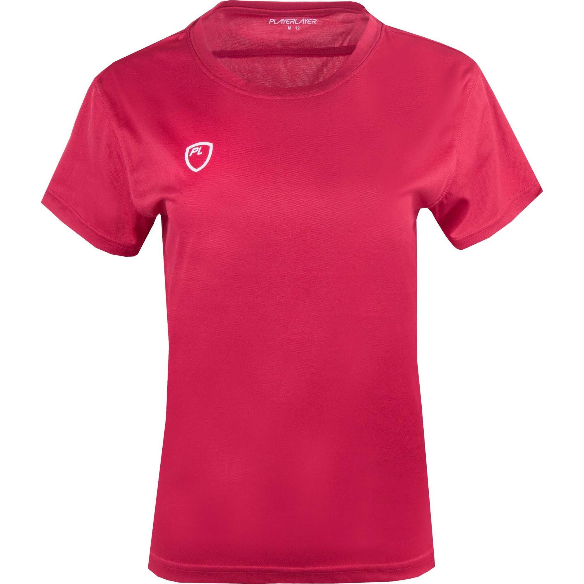 Golf - Playerlayer Victory Tee Femme – Fluo Magenta - T-shirt Manches Courtes - Rose - Decathlon