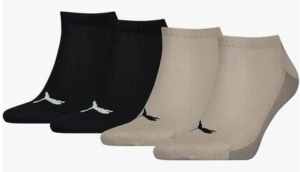 Puma Herren Sneaker Socken 4er Set Beige 43-46