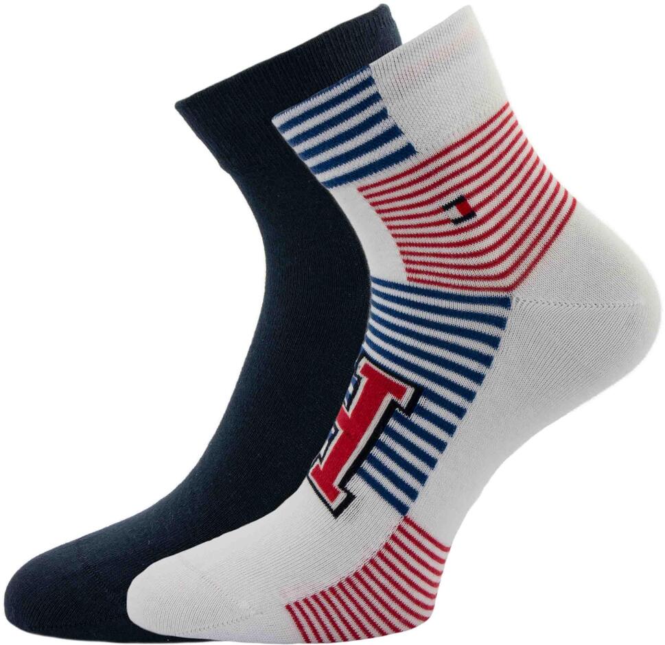 Skarpetki Patch męskie Tommy Hilfiger - Rozmiar 39-42 - Bawełniana mieszanka.