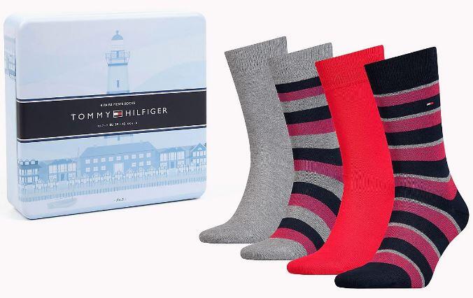 Luksusowe Skarpetki Tommy Hilfiger 39-42 - Zestaw Prezentowy Elegancki