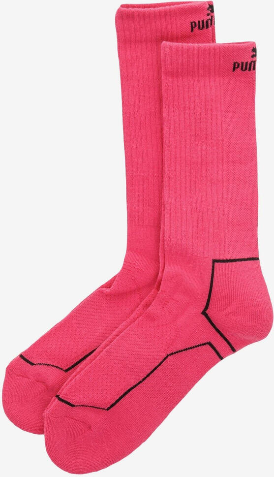 PUMA Unisex Różowe Sportowe Skarpetki Neon 2-Pak 39-42