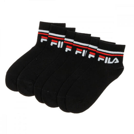 x3 Chaussettes Noires Enfant Fila Quarter