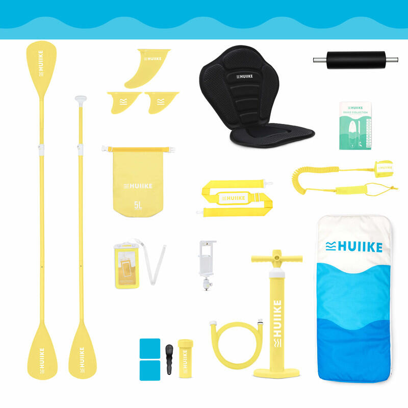 Tavola Sup Gonfiabile Adulti 10’ Convertibile in Kayak, fino a 130 kg, Blu 3/8