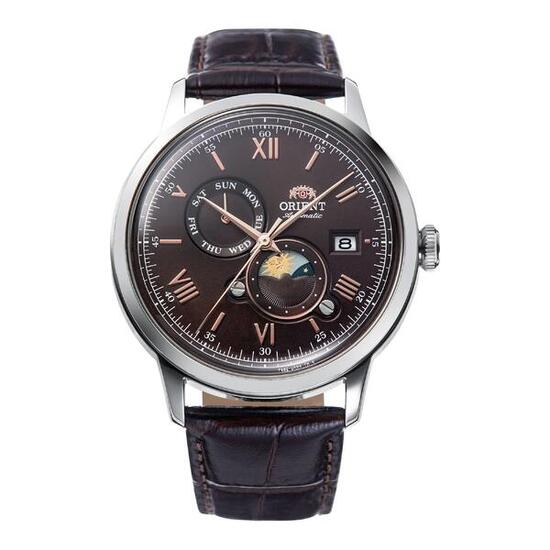ORIENT Classic Montre - Bambino Sun & Moon RA-AK0804Y