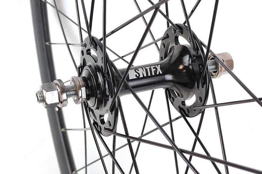 Juego Ruedas Santafixie 30mm CNC Negra 3/5