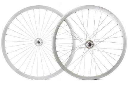 Paire de Roues 30mm Blanc/Blanc