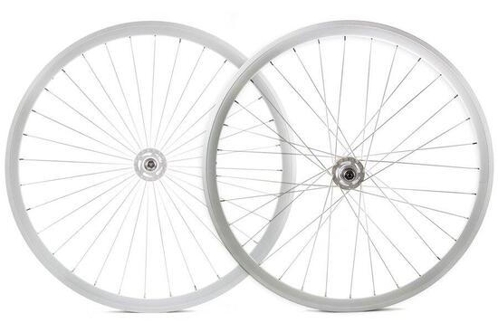 Paire de Roues 30mm Blanc/Blanc