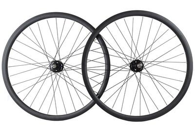 Coppia Ruote 30mm Nero