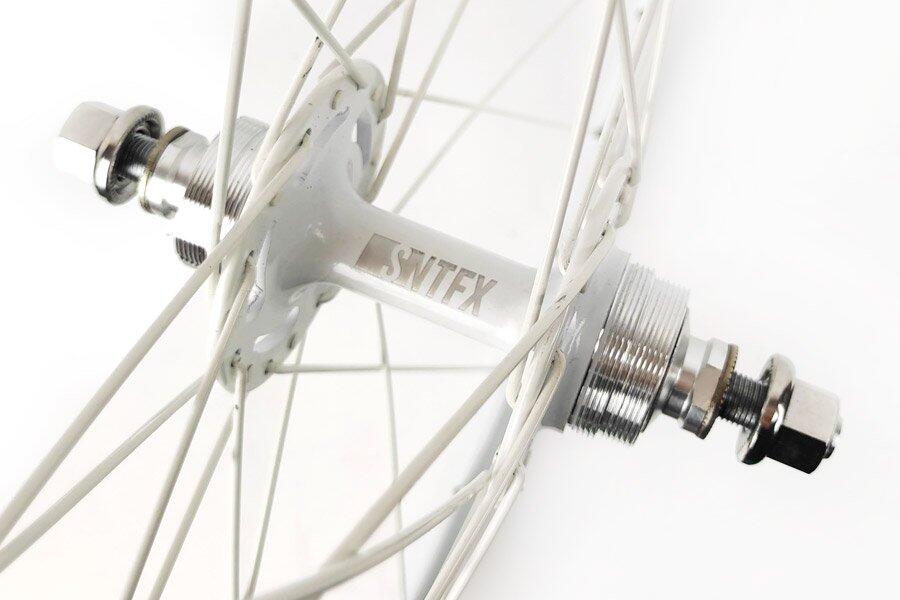 Juego Ruedas Fixie 700C 30mm Blanco/Blanco 7/7