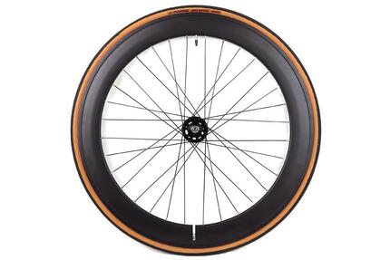 Roue Avant 60mm + Chambre à air + Pneu Noir Classic