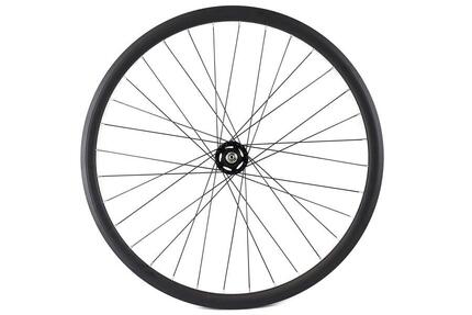 30 mm Vorderrad 700C - Schwarz