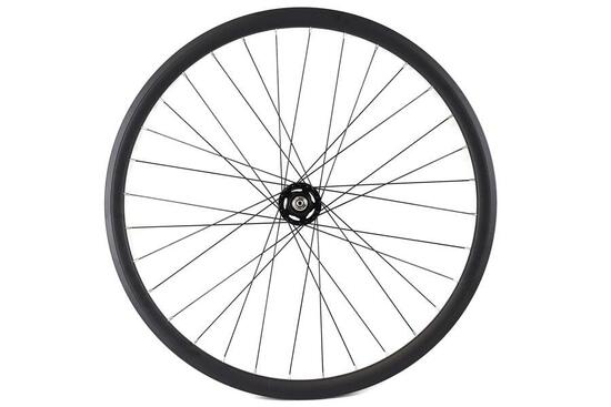 30 mm Vorderrad 700C - Schwarz