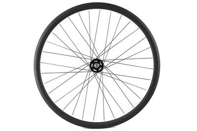 Ruota Anteriore Scatto fisso 30mm Nera