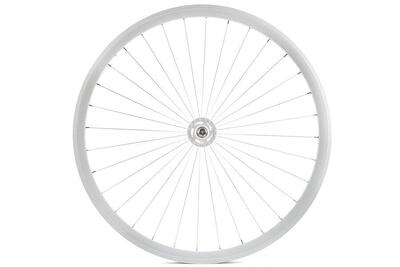 Ruota Anteriore Scatto fisso 30mm Bianco/Bianco