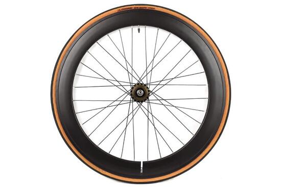 Roue Arrière 60mm + Chambre à air + Pneu Noir Classic
