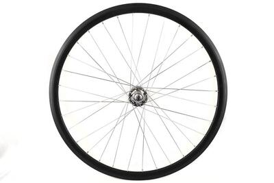 Ruota Anteriore Scatto fisso 30mm Nero/Argento
