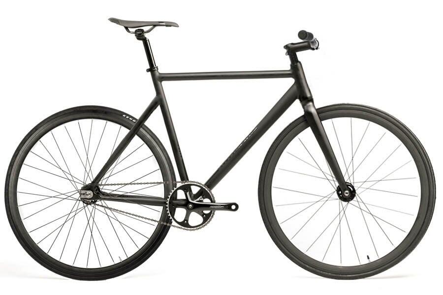 SANTAFIXIE Bicicletta Raval Matte Black 30mm Contropedale