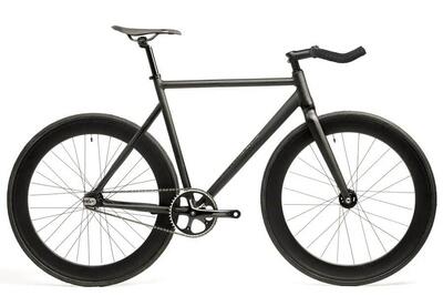 Bicicletta Raval Matte Black 60mm Contropedale