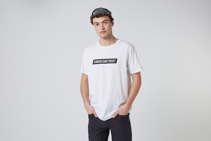Camiseta #InBikesWeTrust Limited Edition - Blanco 2/7