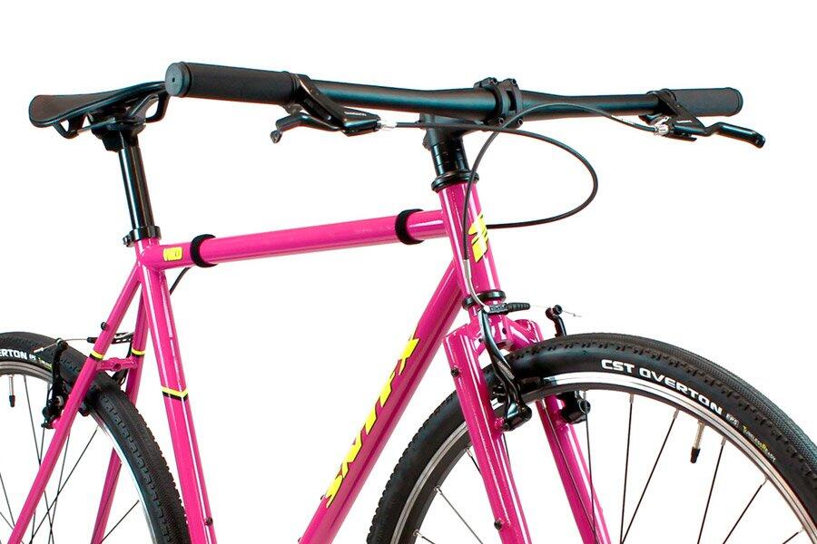 Vélo Fixie Wild Tracklocross Fuchsia 4/7
