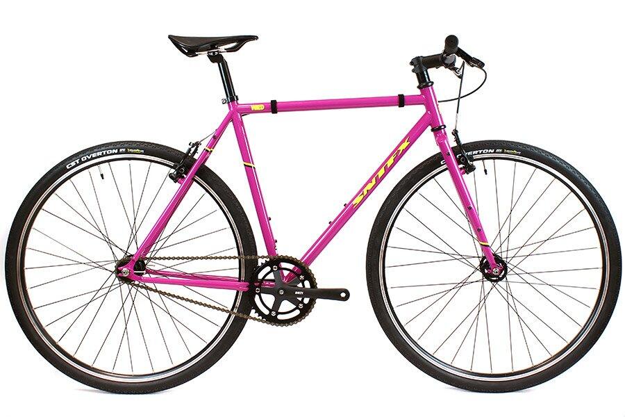 Vélo Fixie Wild Tracklocross Fuchsia 2/7