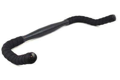 Bullhorn aluminum stuur 31.8 mm met stuurlinten - zwart