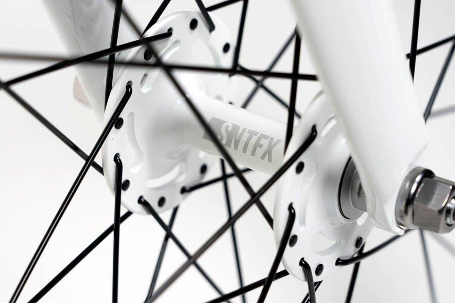 Juego Ruedas Fixie 700C 700C 30mm Blanca 2/7