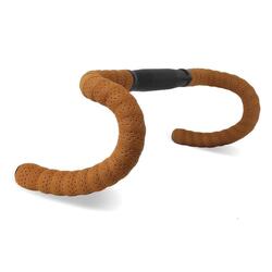 Cintre Piste 31.8 mm Aluminium Noir avec Rubans marrons