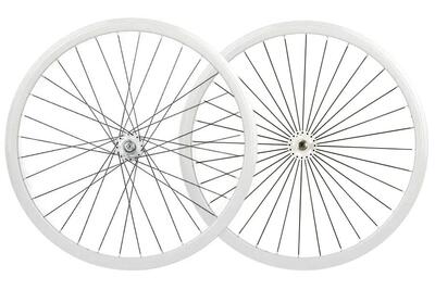 30mm wielset - wit (radiaal spaakpatroon)