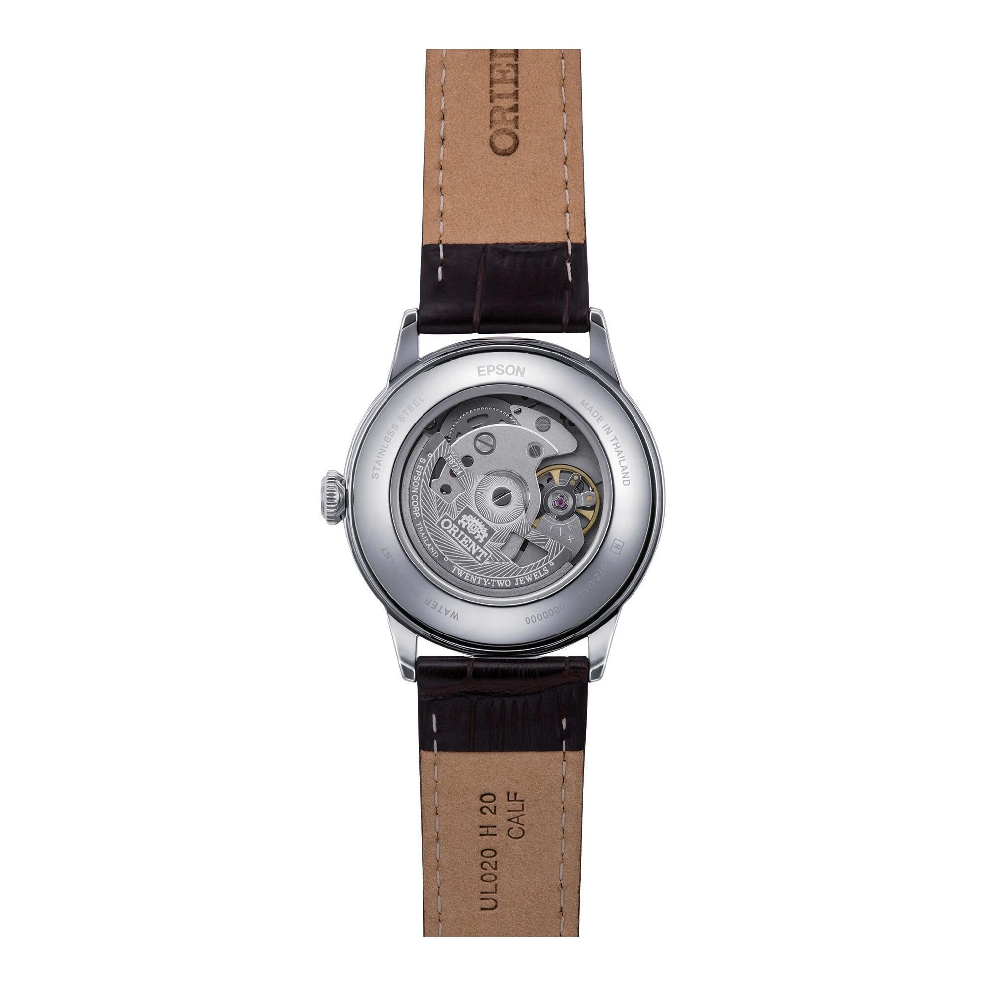 ORIENT Classic Bambino 38 mm RA-AC0M04Y montre homme automatique cuir 3/3